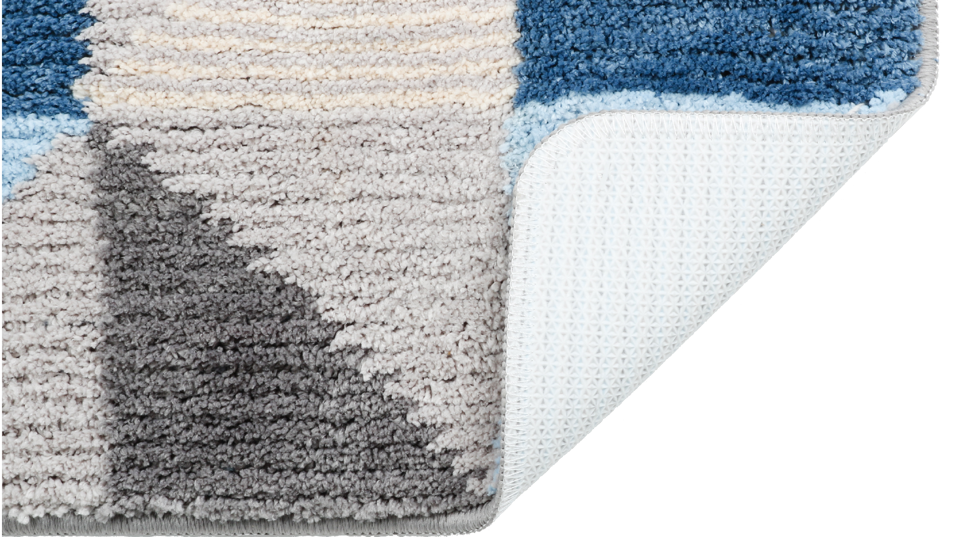 Коврик для ванной Fixsen Visa 1-ый FX-5005X, серо-голубой, 50х80см 