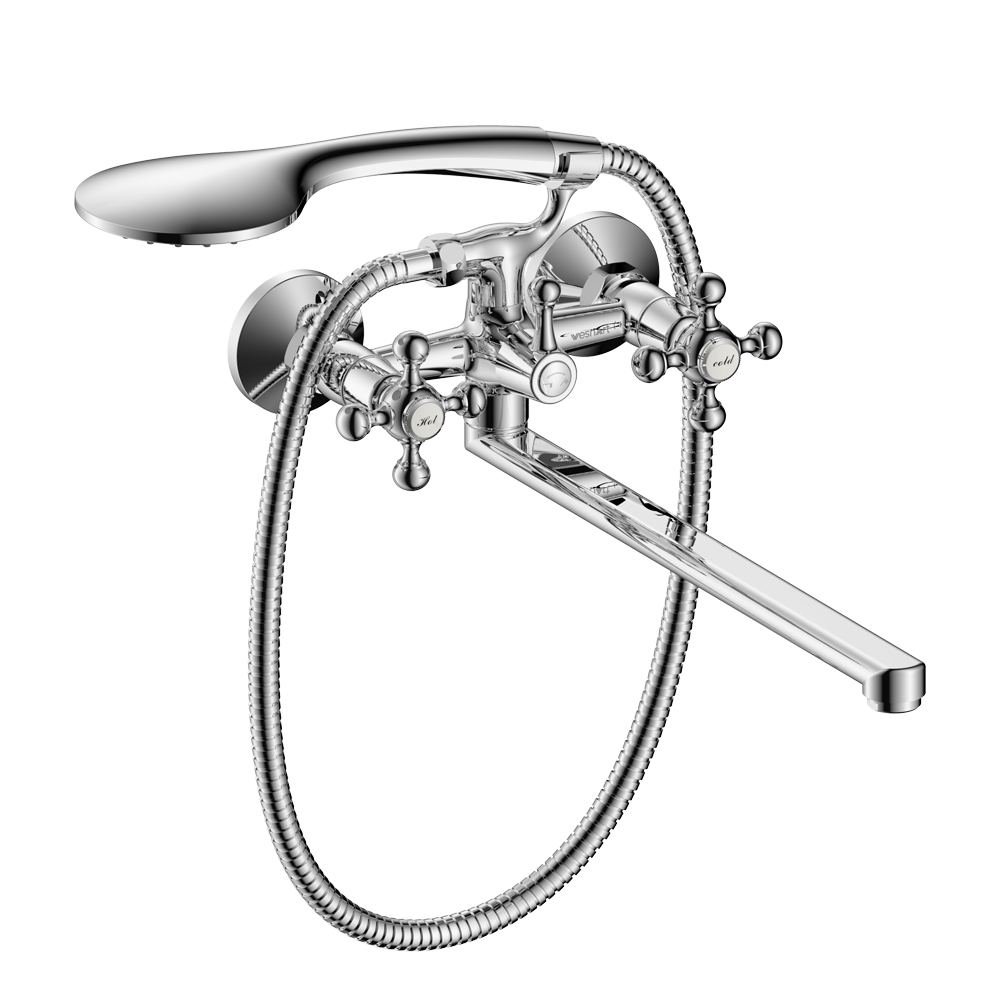 Смеситель для ванны с длинным изливом RASSVET, RAS02-320