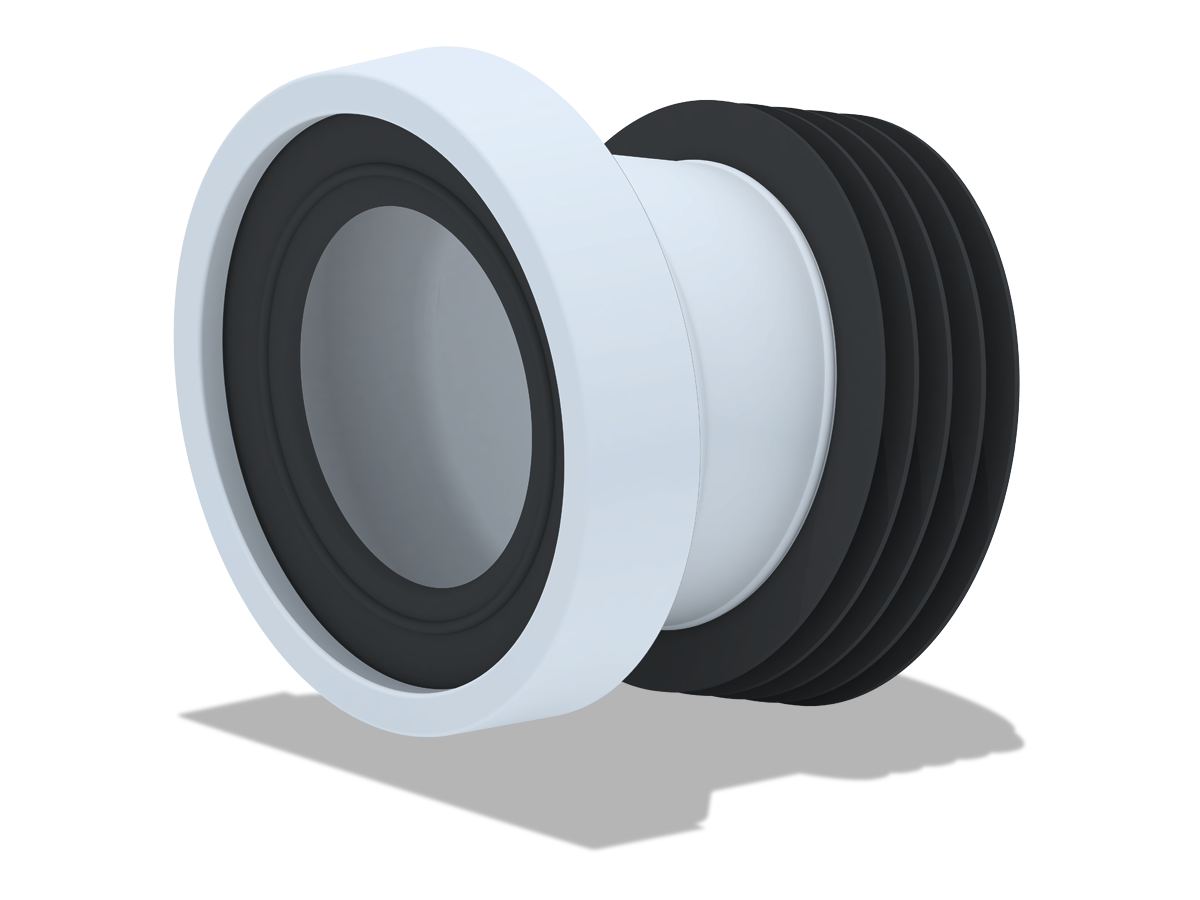 Труба фановая АНИ Пласт W1228 короткая 110 мм 14 градусов