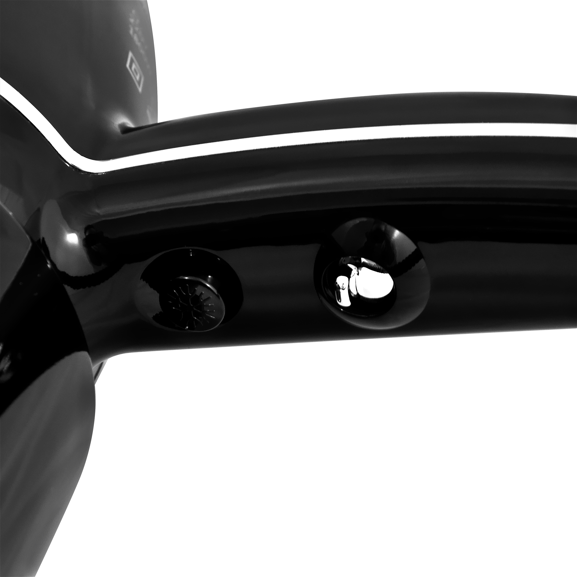 Фен для волос настенный PUFF-1800Вl черный, 1,8 кВт (0405.012)