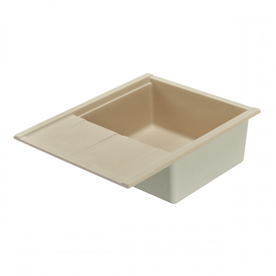 Мойка для кухни  Делия 65 650x516x218 мм, прямоуг. с крылом, шампань