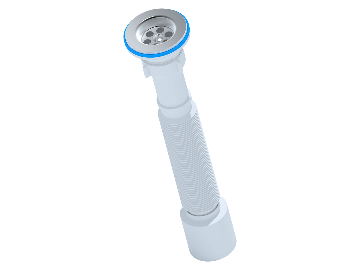 Сифон гофрированный 1 1/4"*50, ANI PLAST