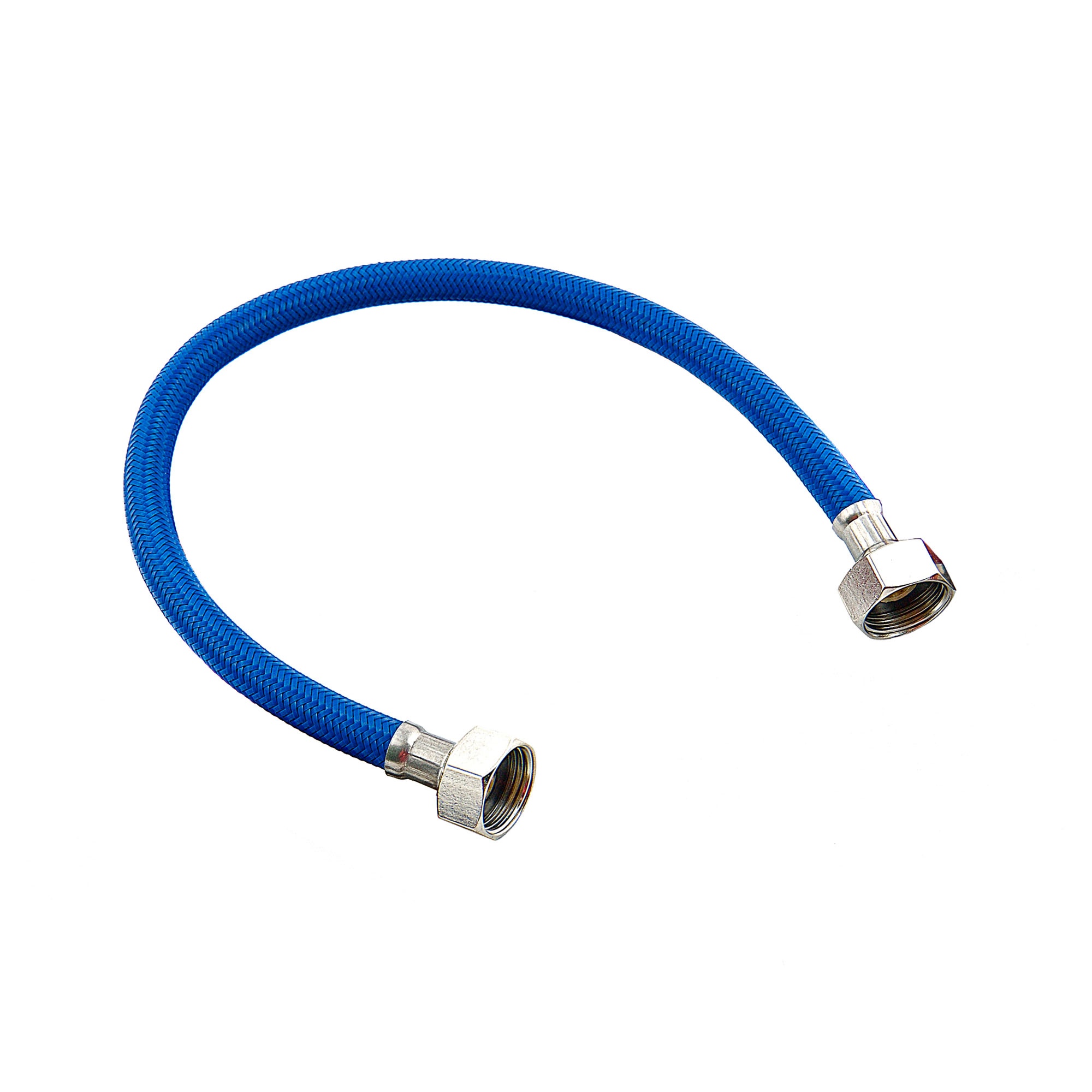 Гибкая подводка для воды,1/2, 600 мм.,синий, СЛАВЕН