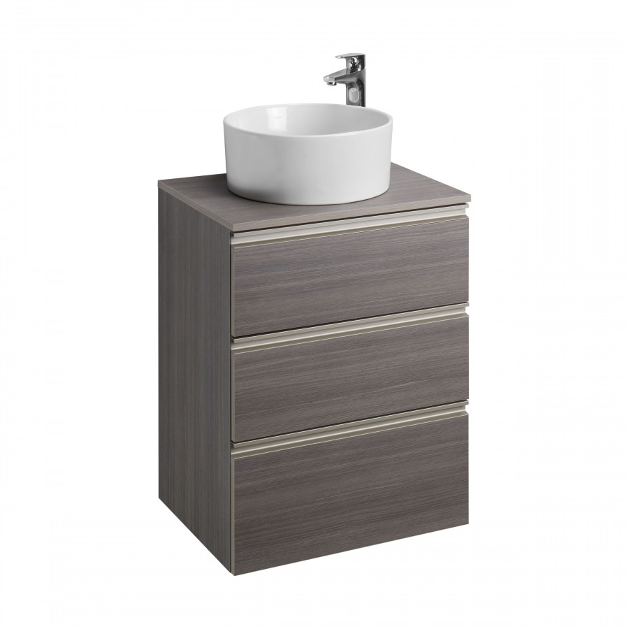 THE GAP модуль для раковины 600 мм, 585x453x741 мм, с 3 ящиками, набор ножек 7.8168.2.733.9 приобрет