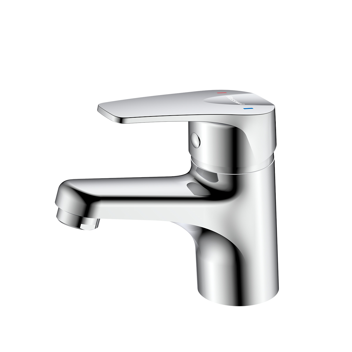 Смеситель ROSSINKA D40-13 для раковины монолитный, хром