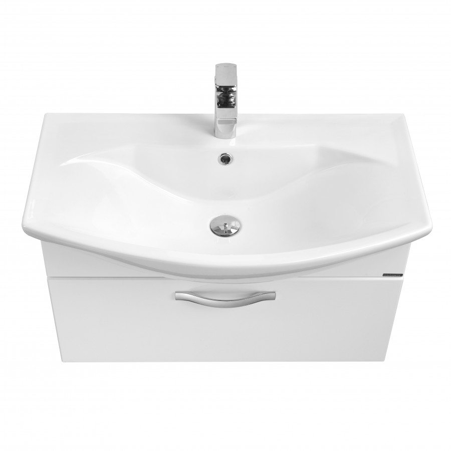 Тумба АРИЯ 80, подвесная, бел. (под раковину СМАЙЛ 80)