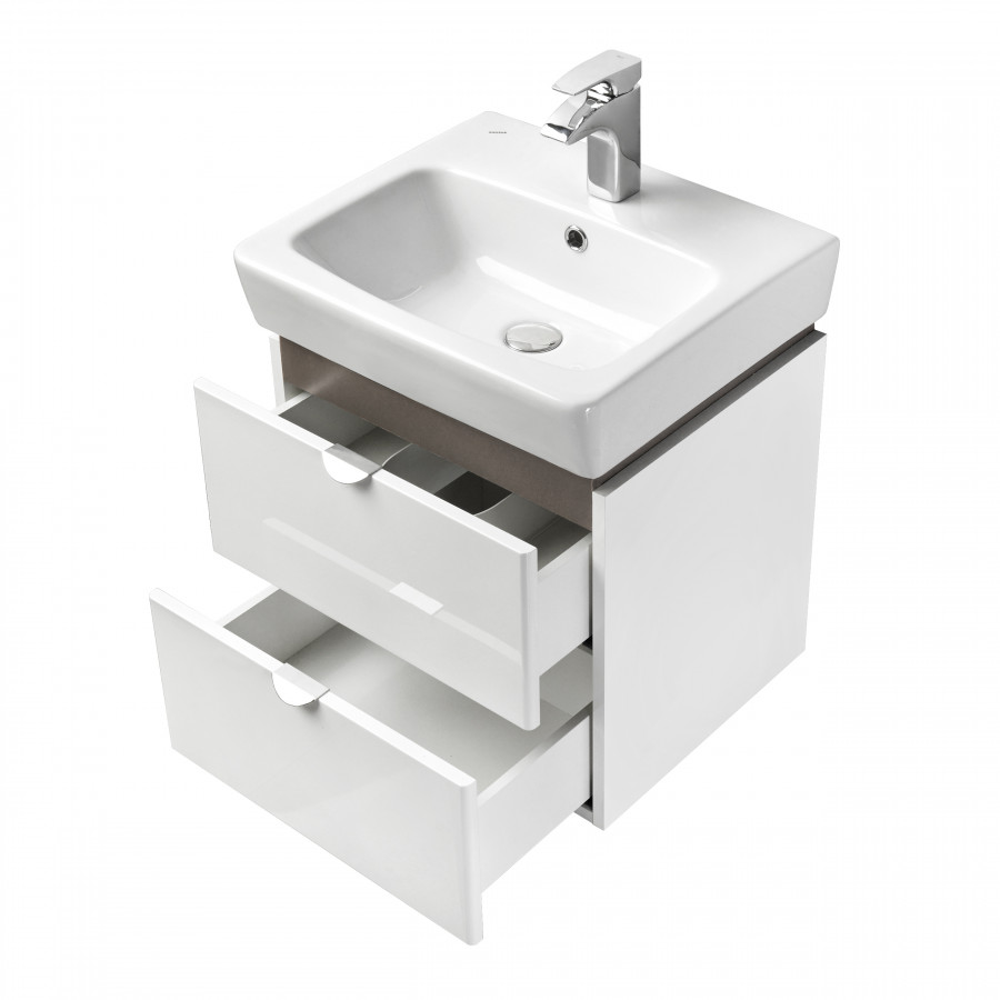 Тумба СКАЙ 60, белая (под раковину НЕО 60)