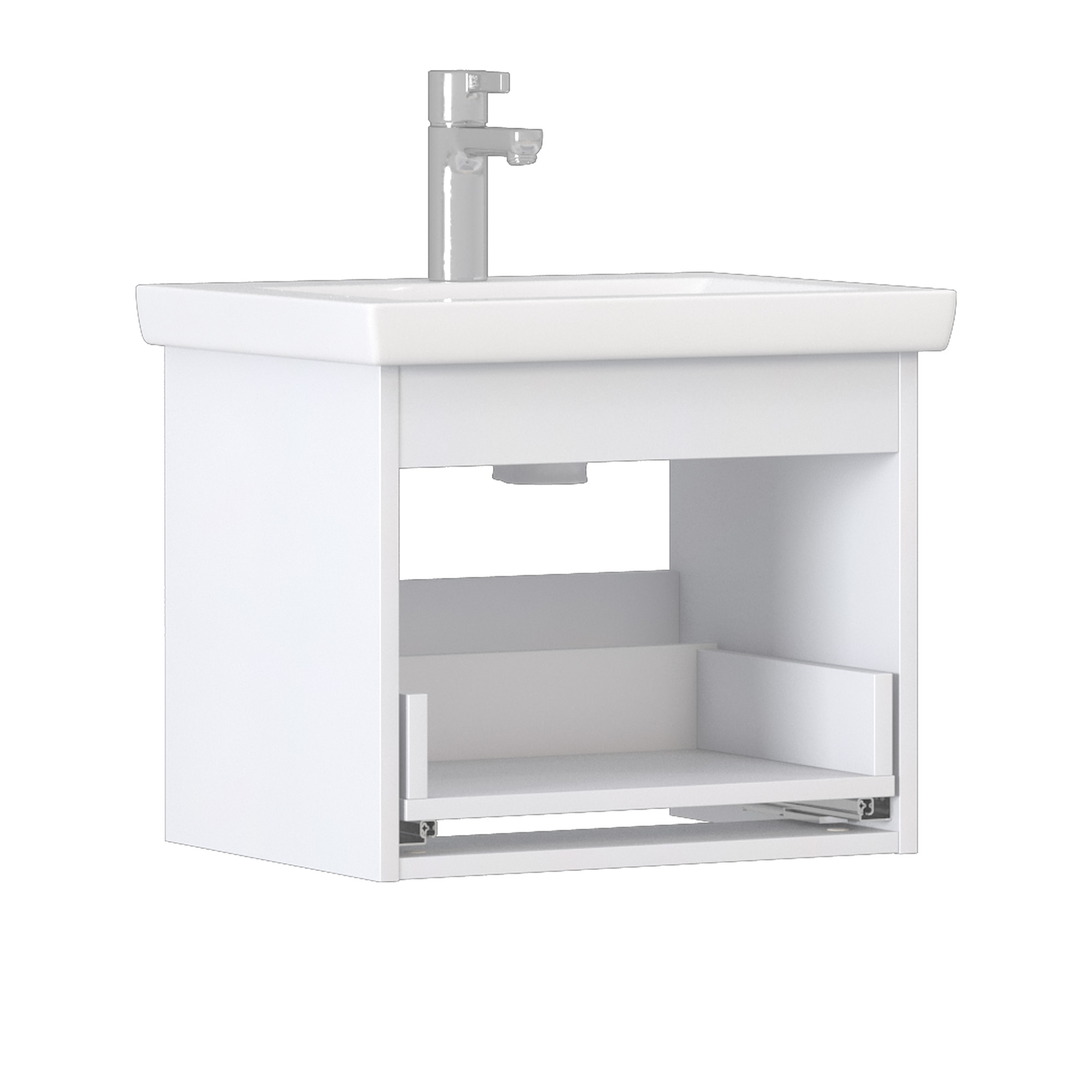 Корпус тумбы VIGO Neo, Glem, Finlay, Cross 500-0-1 (Como) подвесной белый (246)