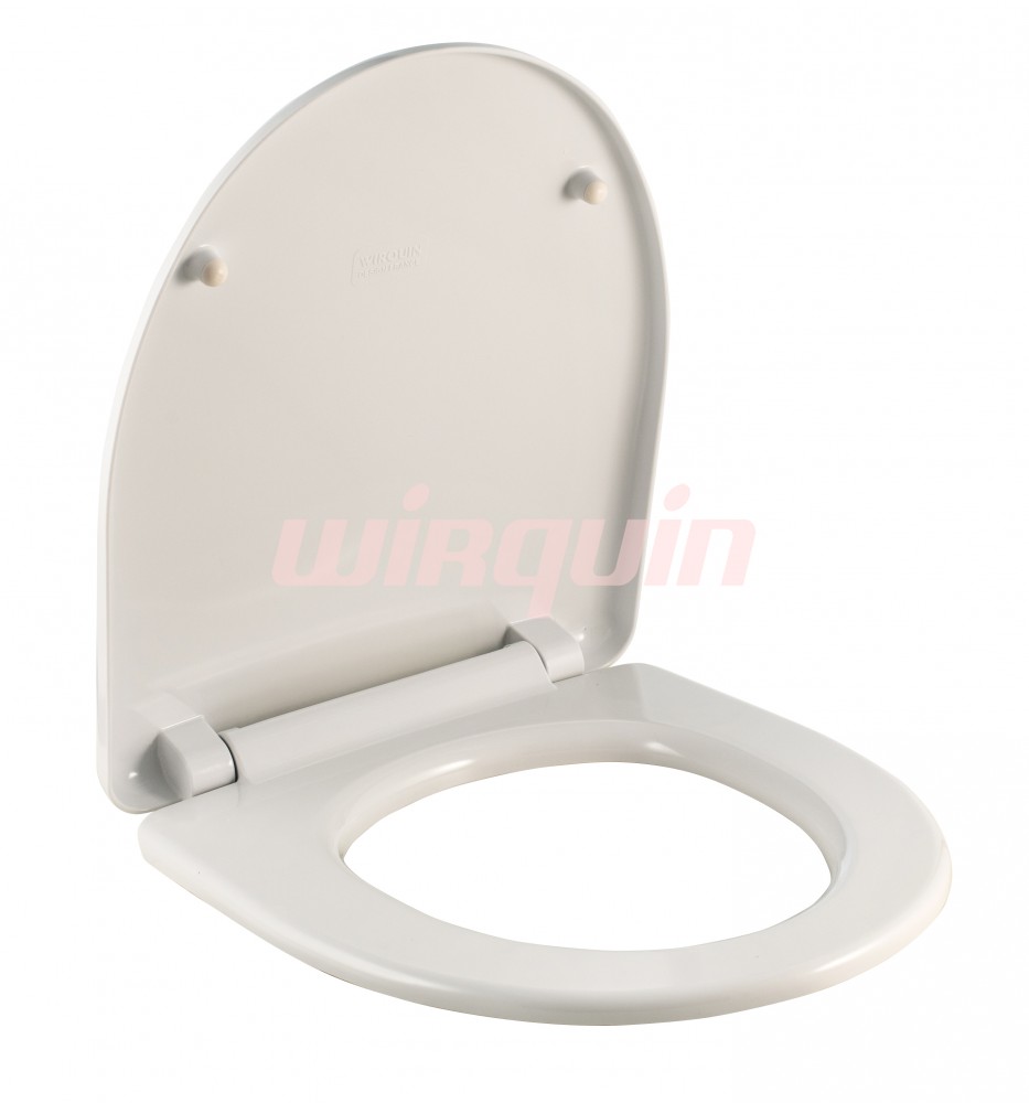 Сиденье для унитаза "САМАРА" с креплением из нержавеющей стали 