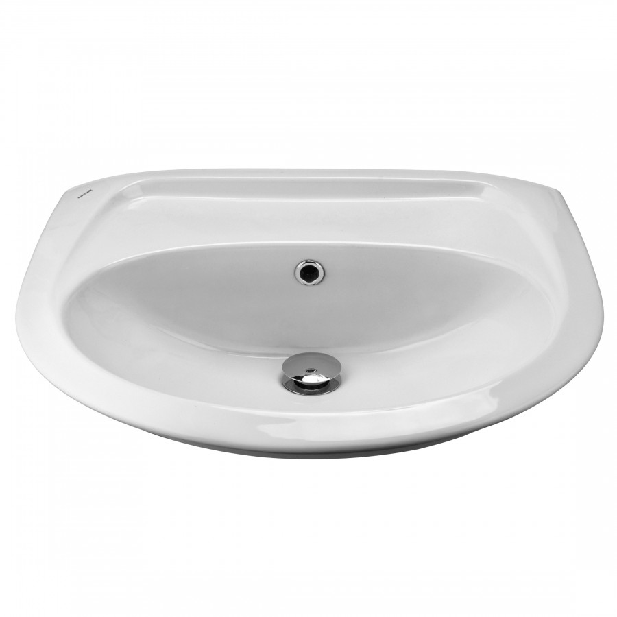 БРИЗ Умывальник б/отв. 55 см., хр.кольцо, крепление, САНТЕК