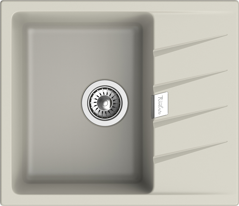 RIVELATO Мойка RAUM 58  1-чаша 580*500мм topazio арт.