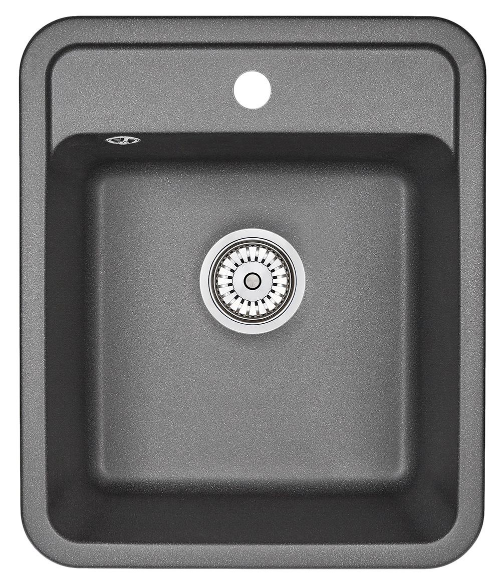 Кухонная мойка GRANULA (4202, ЧЕРНЫЙ)