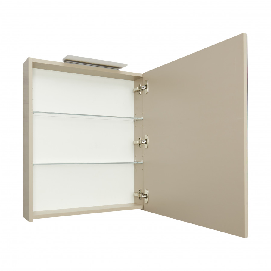 OLETA Зеркальный шкаф 60, правый, капучино