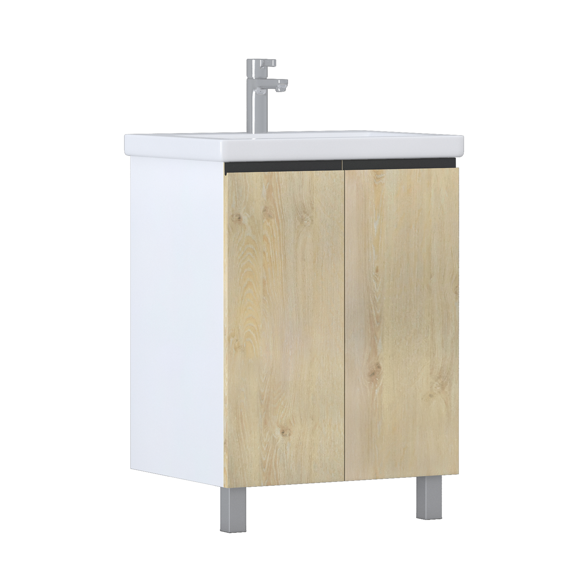 Тумба под раковину VIGO Yuma 60 напольная 346 дуб давос