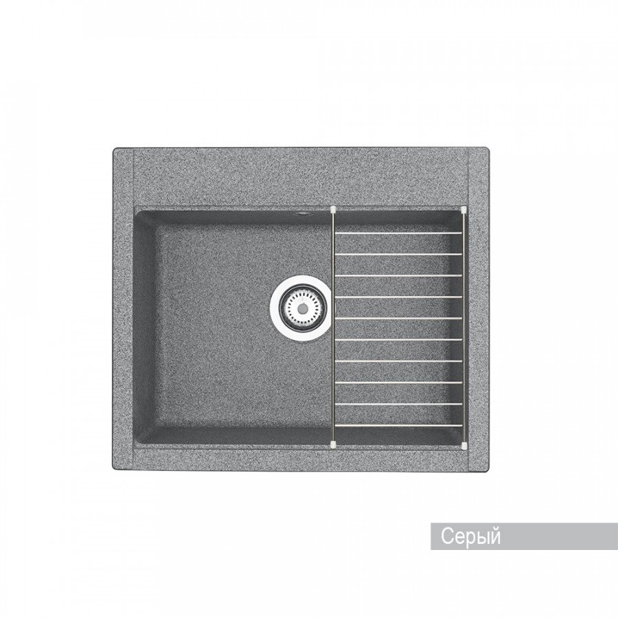 Мойка для кухни  Делия 60 602х517х218 мм, серый