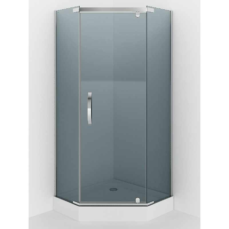 Душевой уголок ALEX BAITLER 2 серия AB245-100 тонированное стекло