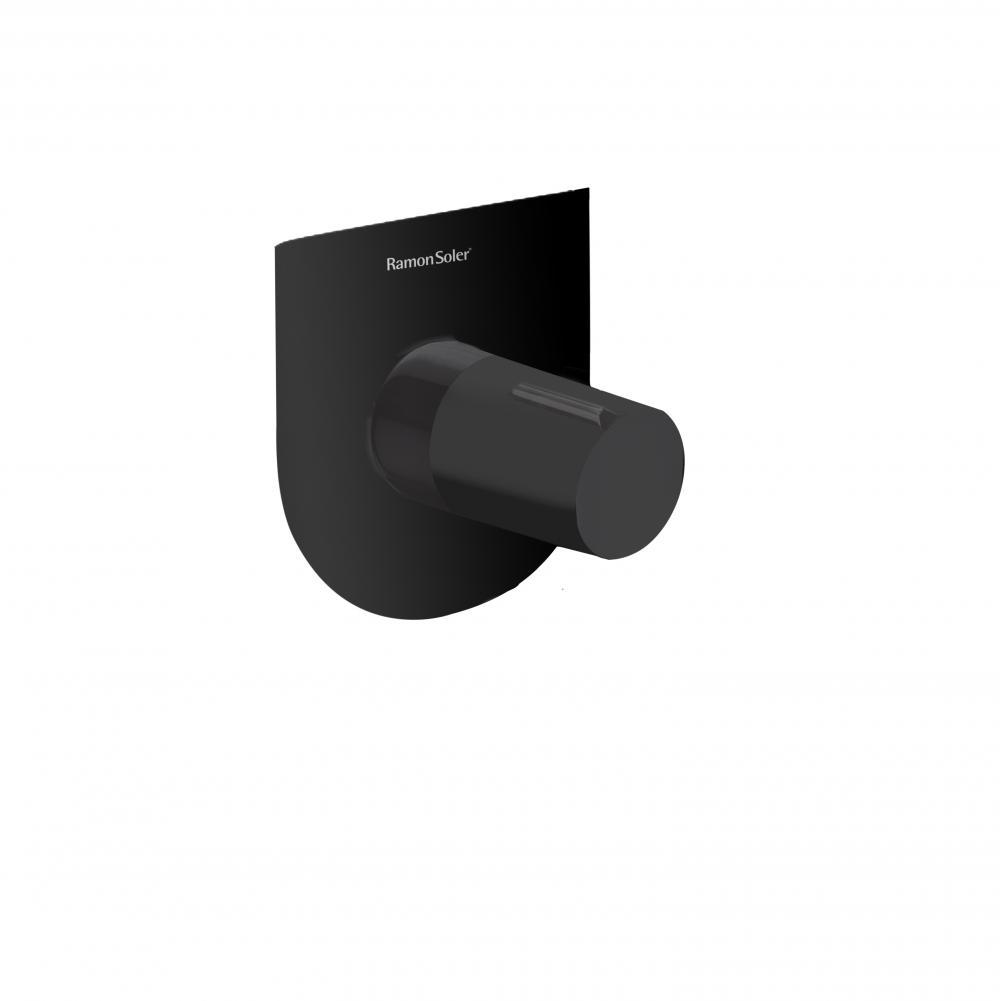 Встраиваемый смеситель для душа TZAR 341801SNM матовый черный на 1 выход