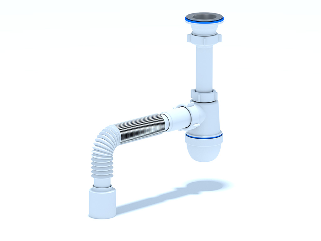 Сифон Ани 1 1/2"* 40с гибкой трубой 40х50,ANI PLAST	