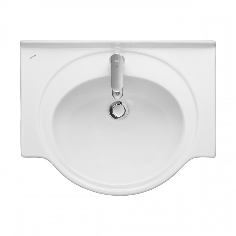 Умывальник мебельный "Сатурн" 60 см. с отв., белый. SANTERI