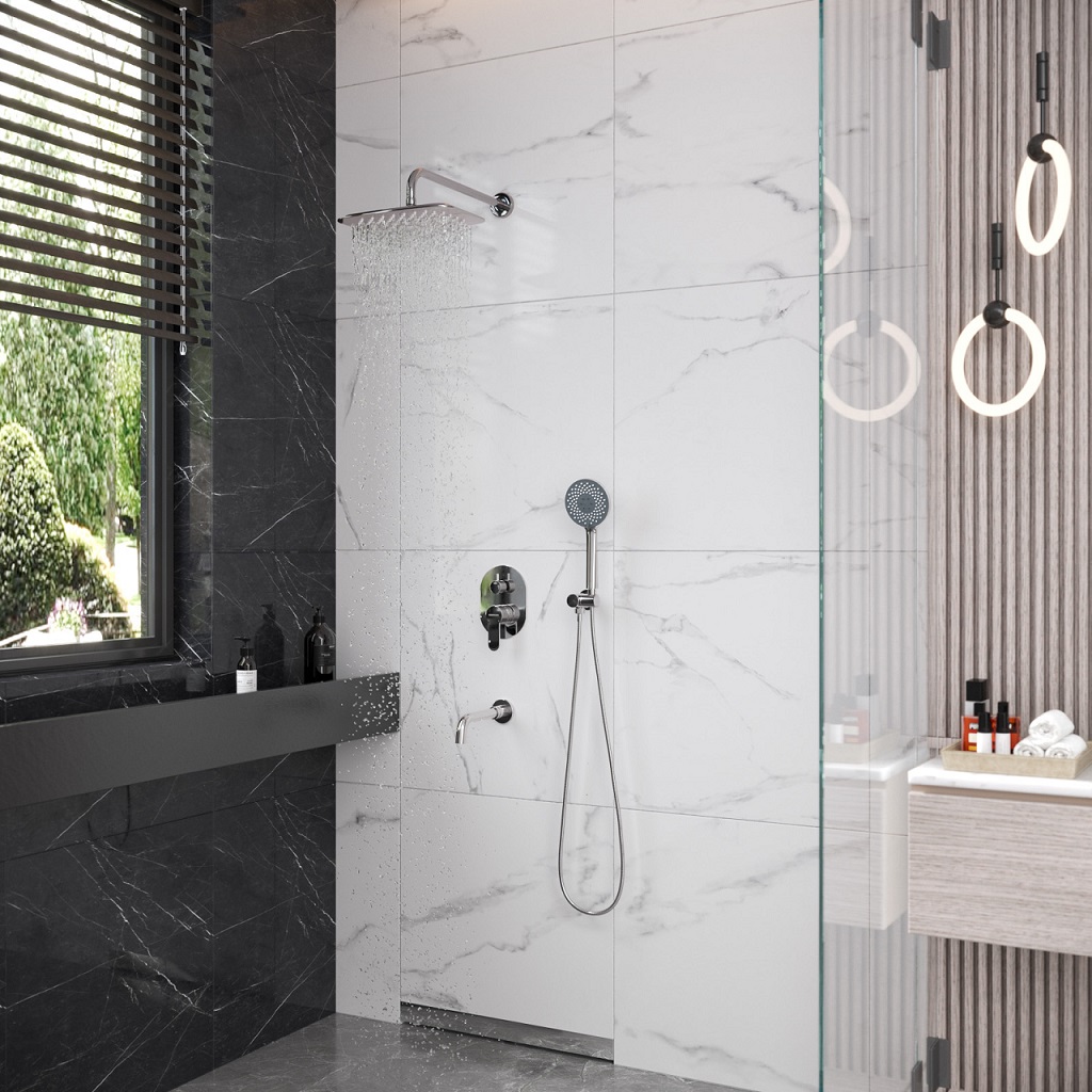 Душевой комплект VENTAS 3O, хром, BERGES