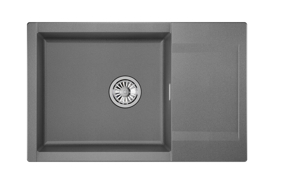 Кухонная мойка GRANULA (7807, ГРАФИТ)
