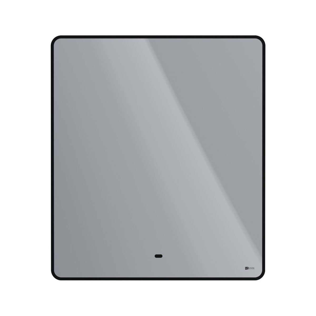 Зеркало Lemark MIOBLACK 70х80 см с интерьерной подсветкой, с подогревом