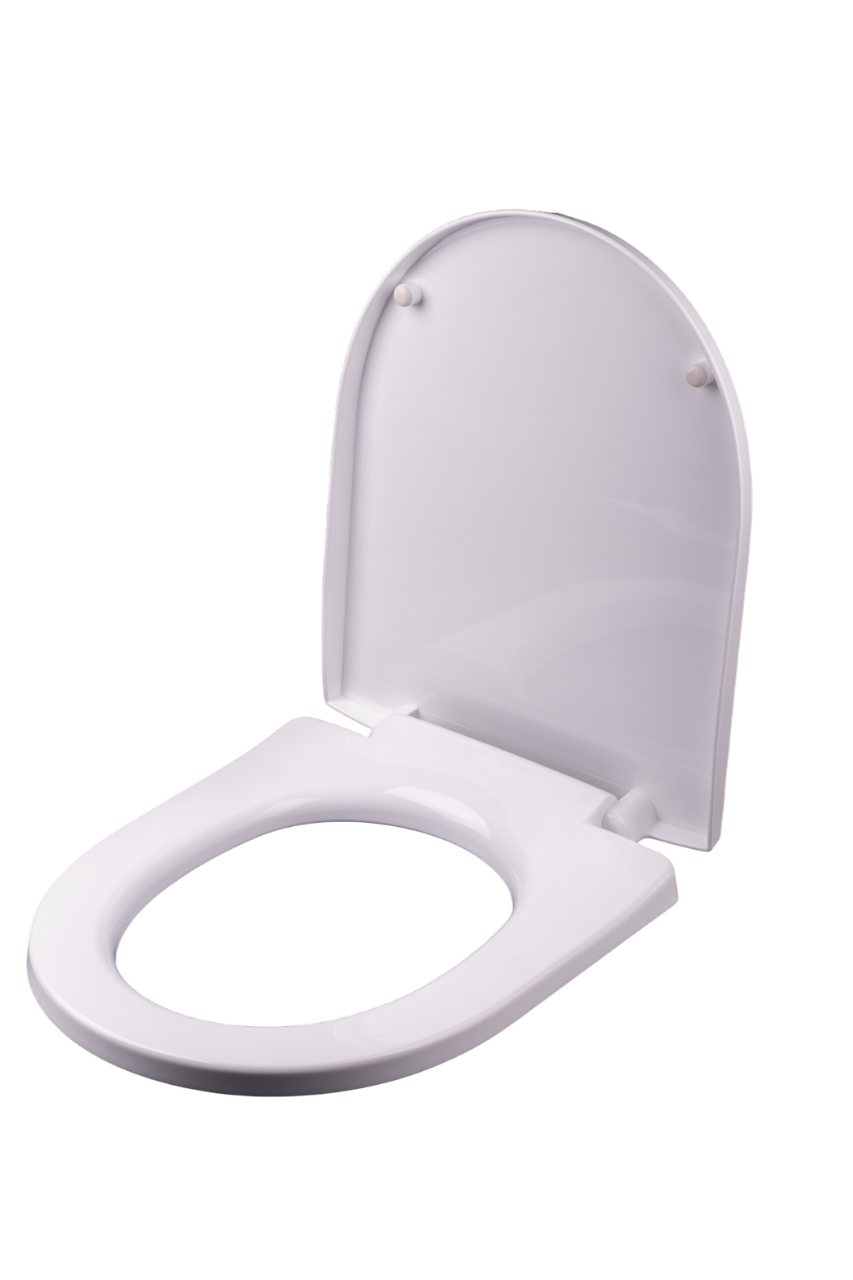 Сиденье для унитаза АНИ Пласт WS0300 из полипропилена с пластиковым креплением