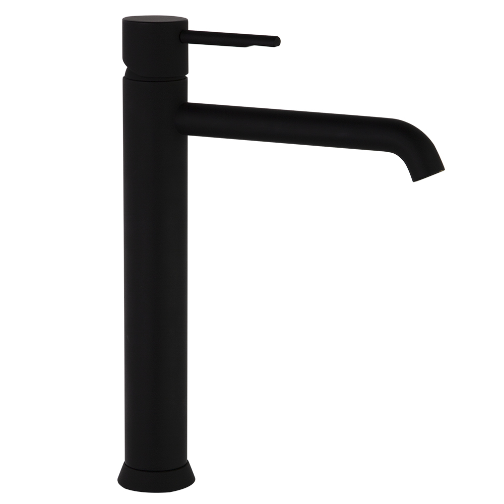 Смеситель высокий для раковины чаши ODISEA 390201NM матовый черный
