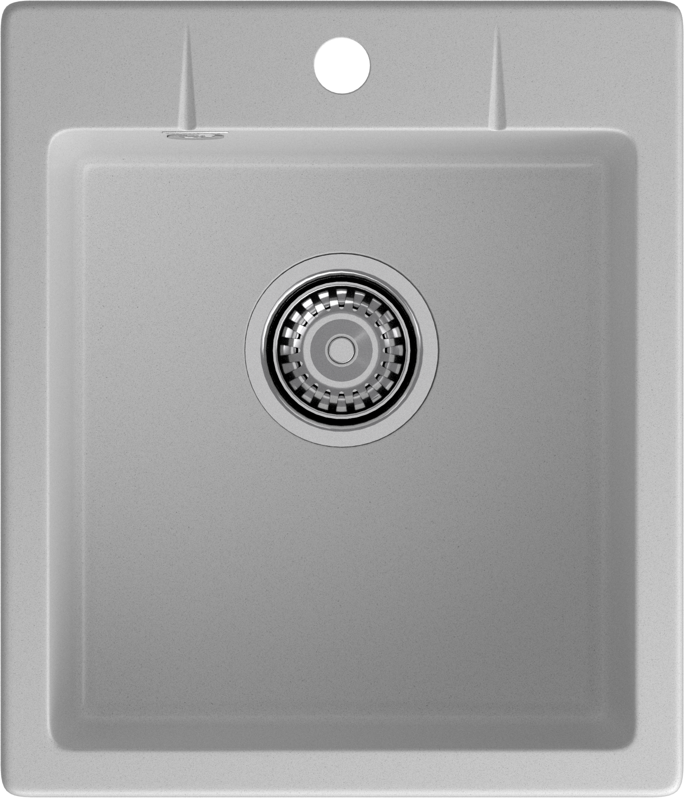GRANFEST Мойка URBAN 242  1-чаша 420*490мм серый арт.GF-UR-