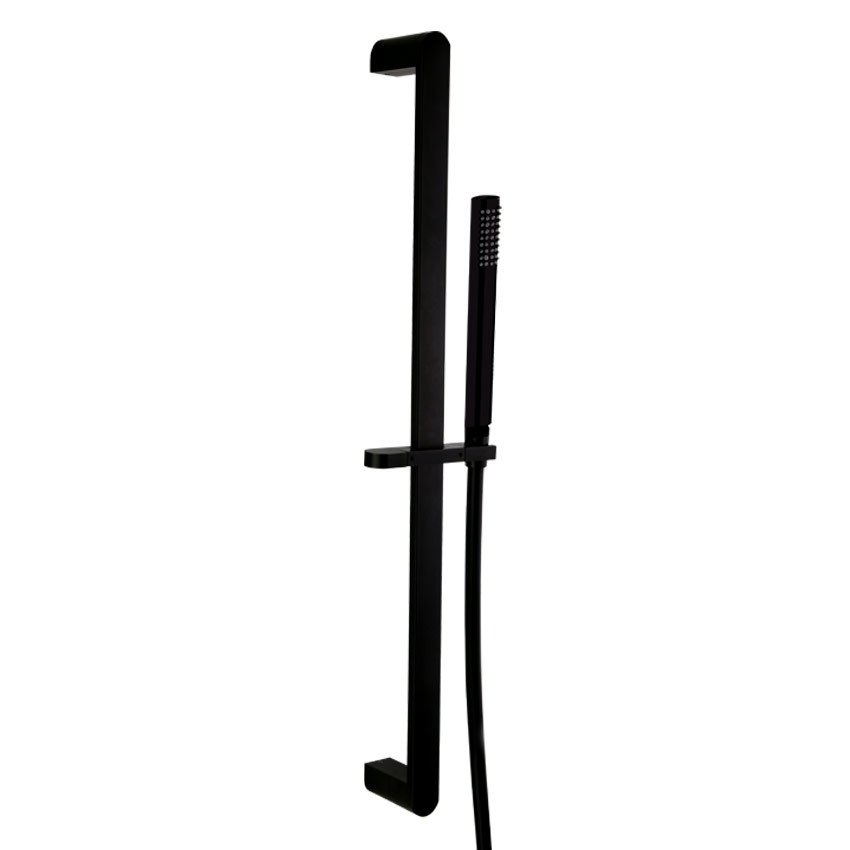 Душевая штанга с душевым комплектом 776001KNM матовый черный