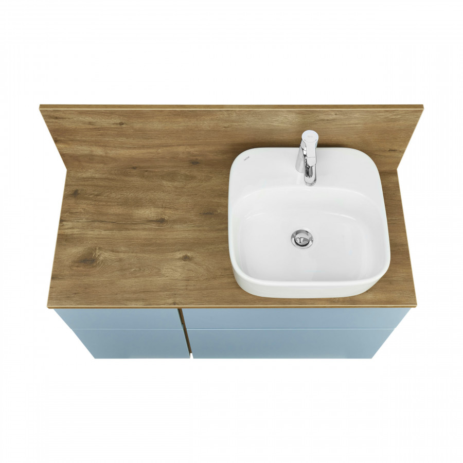 Столешница с панелью МИШЕЛЬ 100, дуб рустикальный, универсальная