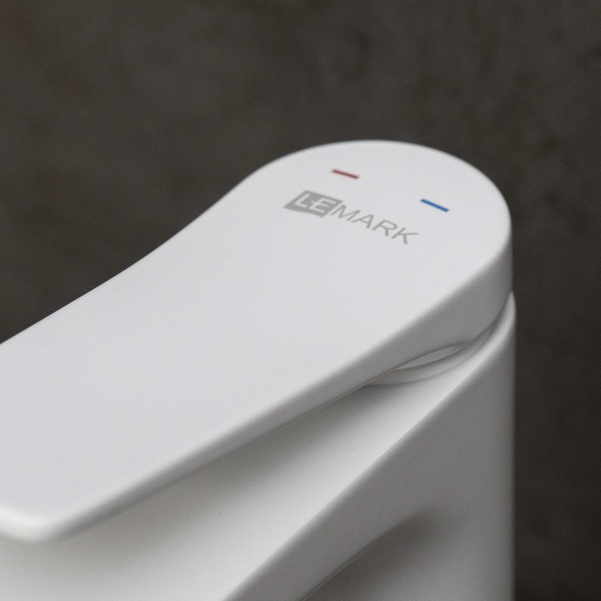 Bronx Смеситель для умывальника средний, монолитный, белый, LM, LM3737MW