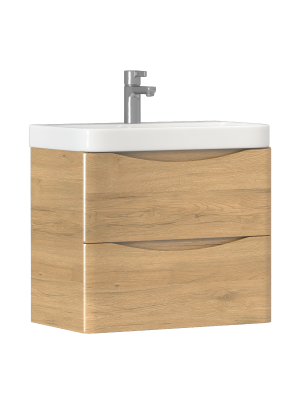 Тумба под раковину VELVEX Clay 600-0-2 (9595) навесная дуб верона