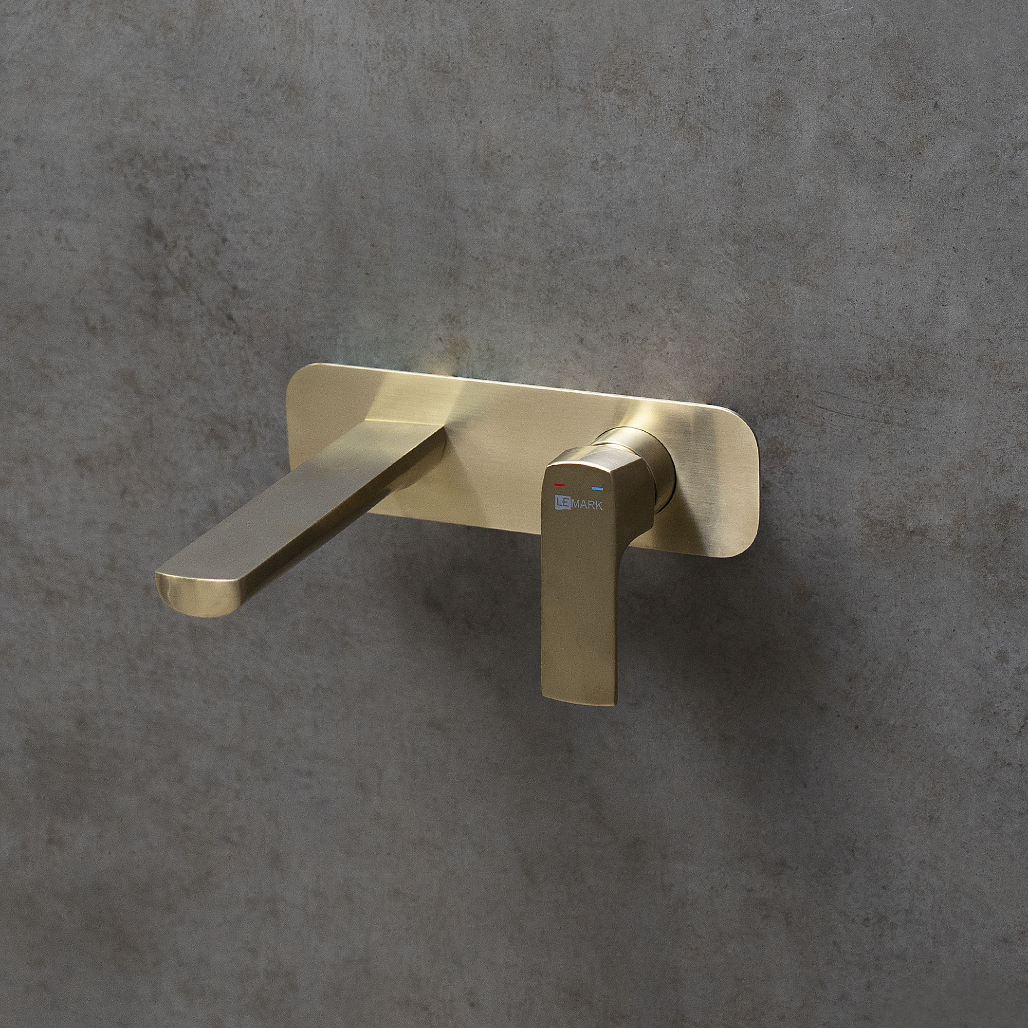 Ursus Смеситель для умывальника встраиваемый, матовое золото, LM, LM7226BG