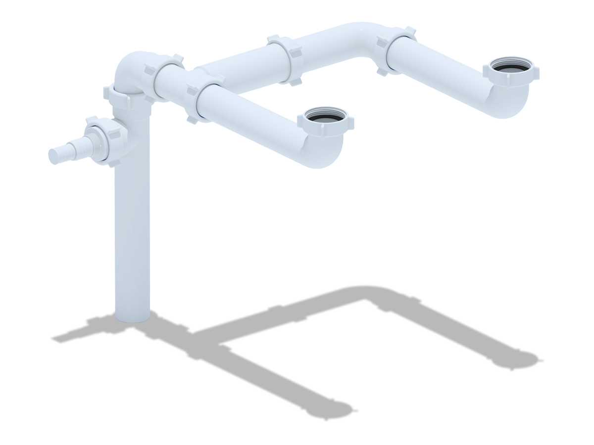 Набор для дв. универс. разноурсифона 240 без вып., ANI PLAST