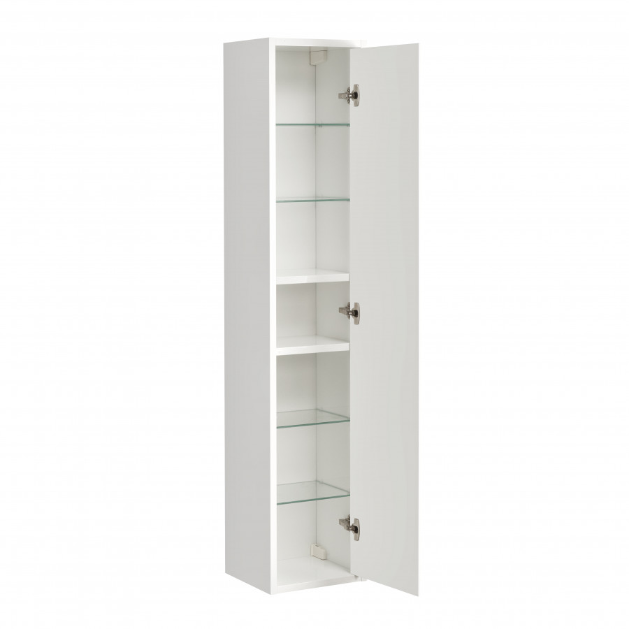 Шкаф-колонна РИМИНИ 35, подвесная, подвесная, бел. гл.