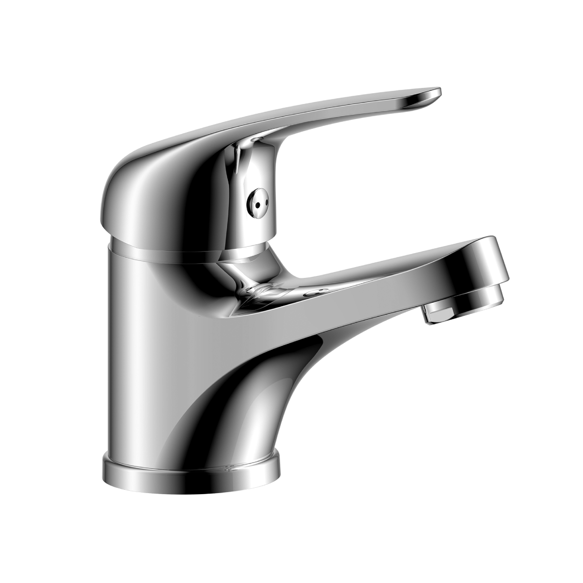 Y40 Смеситель для раковины, монолит.излив 96мм(к/40), р/ОД, хром, ROS, Y40-11