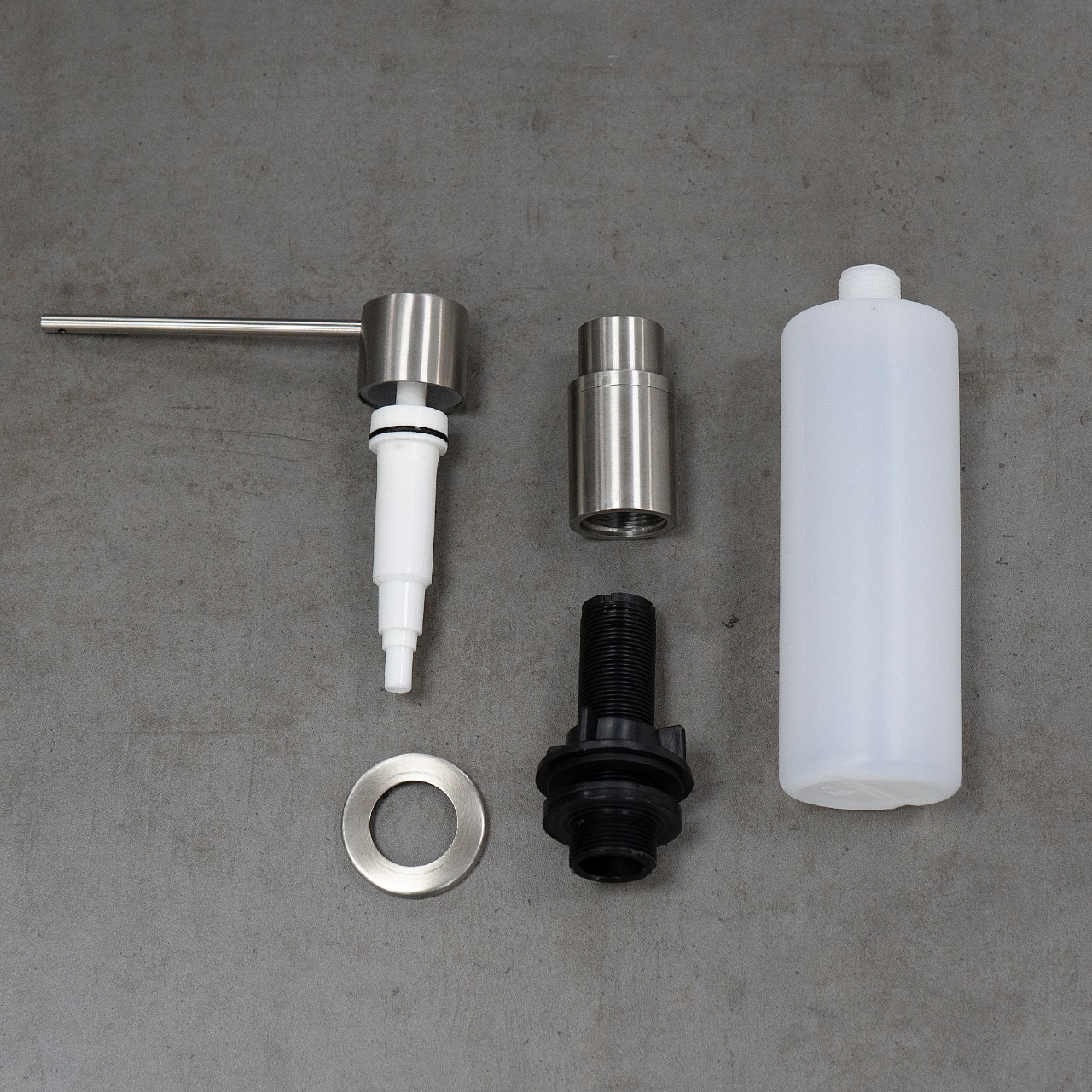 Expert Дозатор для жидких моющих средств, врезной, сталь, LM, LM8203S