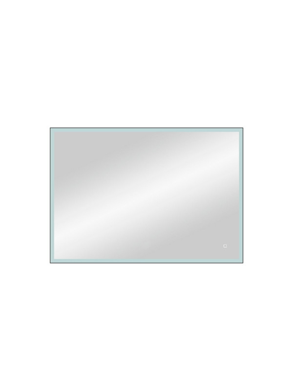 Зеркало Solid Black 900x700, реверсивное крепление