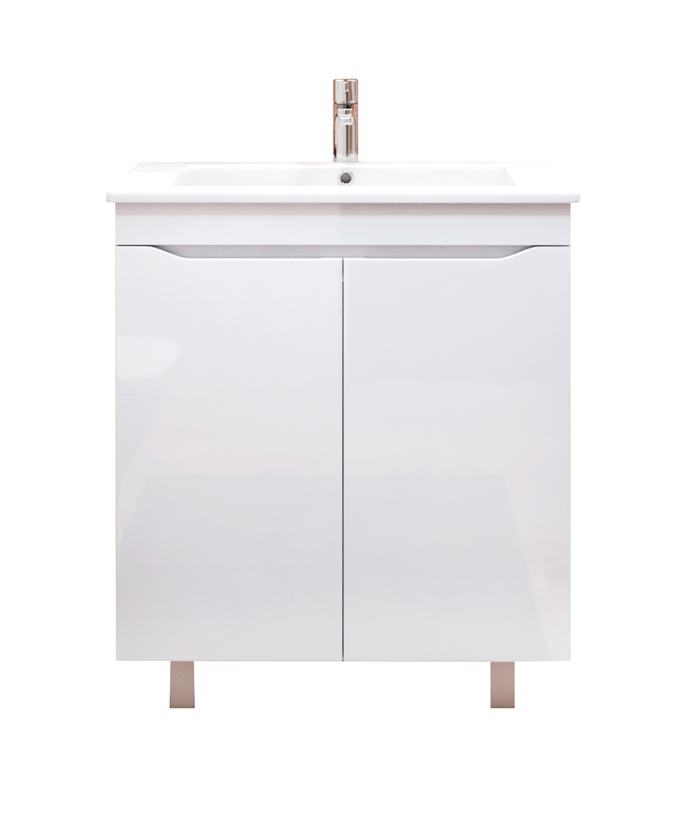 Тумба под раковину VIGO Grani 75-2-0 напольная белый (tn.GRI.OSK.75.2D)