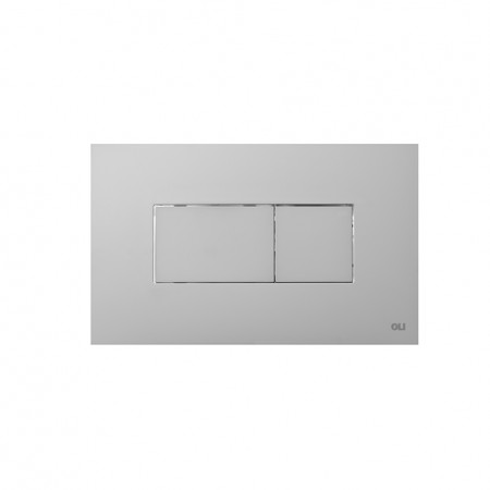 641006 Панель пневм. двойная KARISMA, пластик, хром матовый, OLI