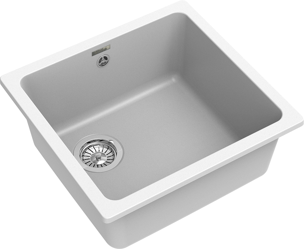 RIVELATO Мойка BERKANA 45 подст.монтаж 1-чаш 485*455 brina арт.