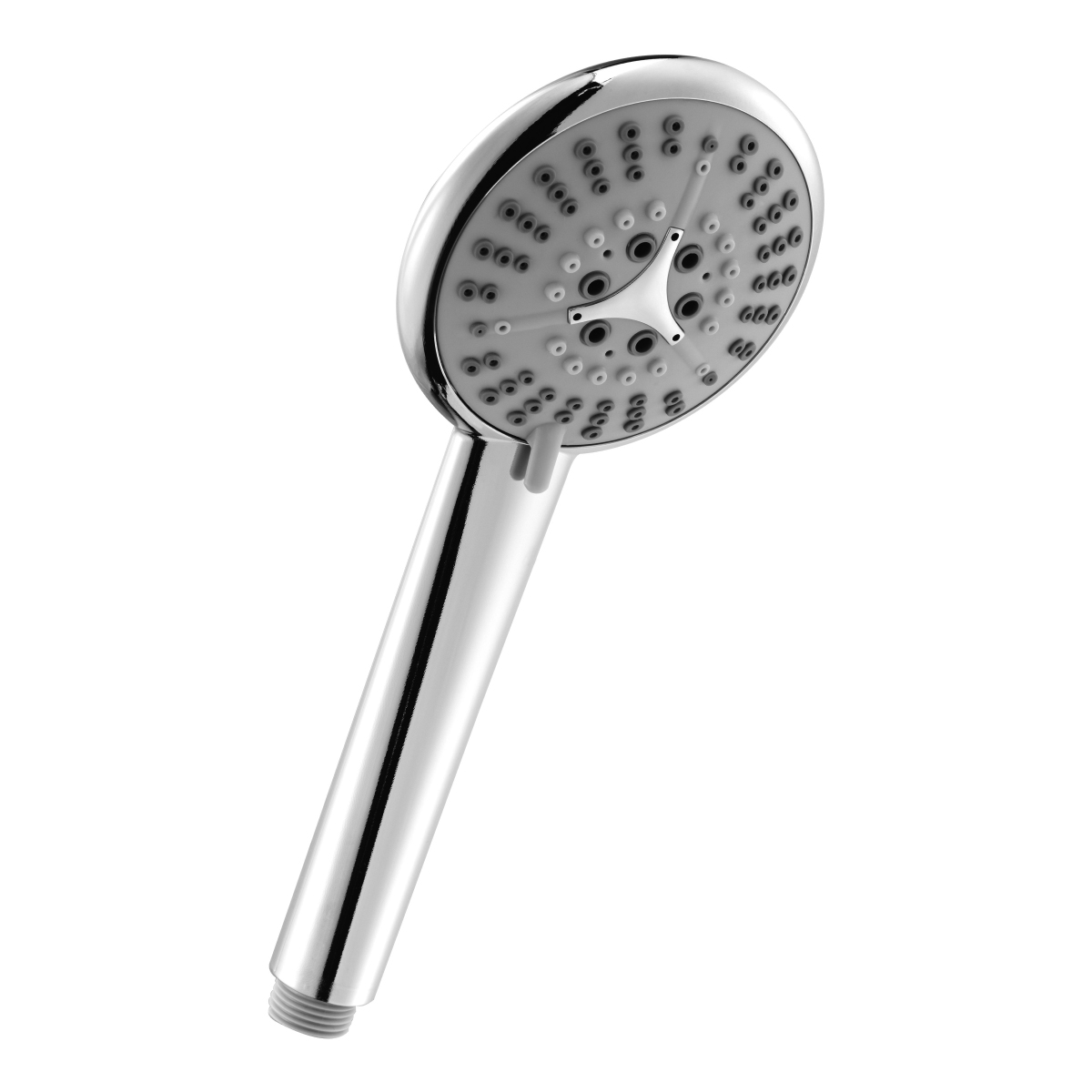 Лейка душевая круглая 6-функц. 105*252 мм, хром. LM,  LM0616C