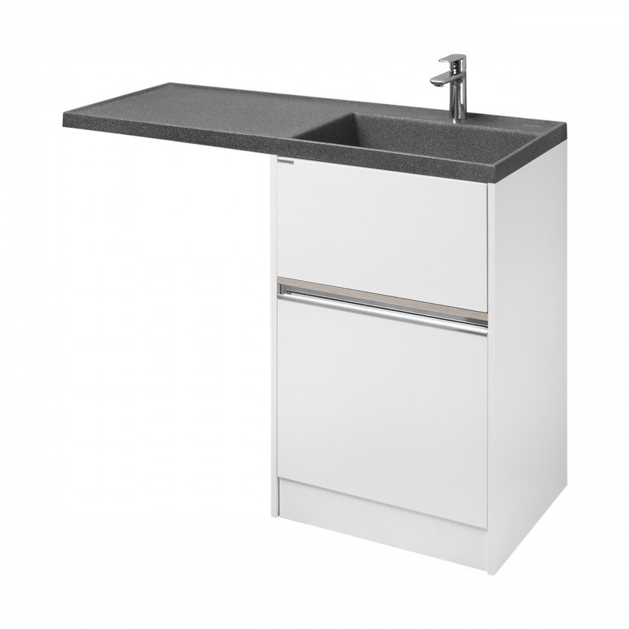 Тумба ЛОНДРИ 120 под с/маш 60, бел. (под раковину ЛОНДРИ 120)