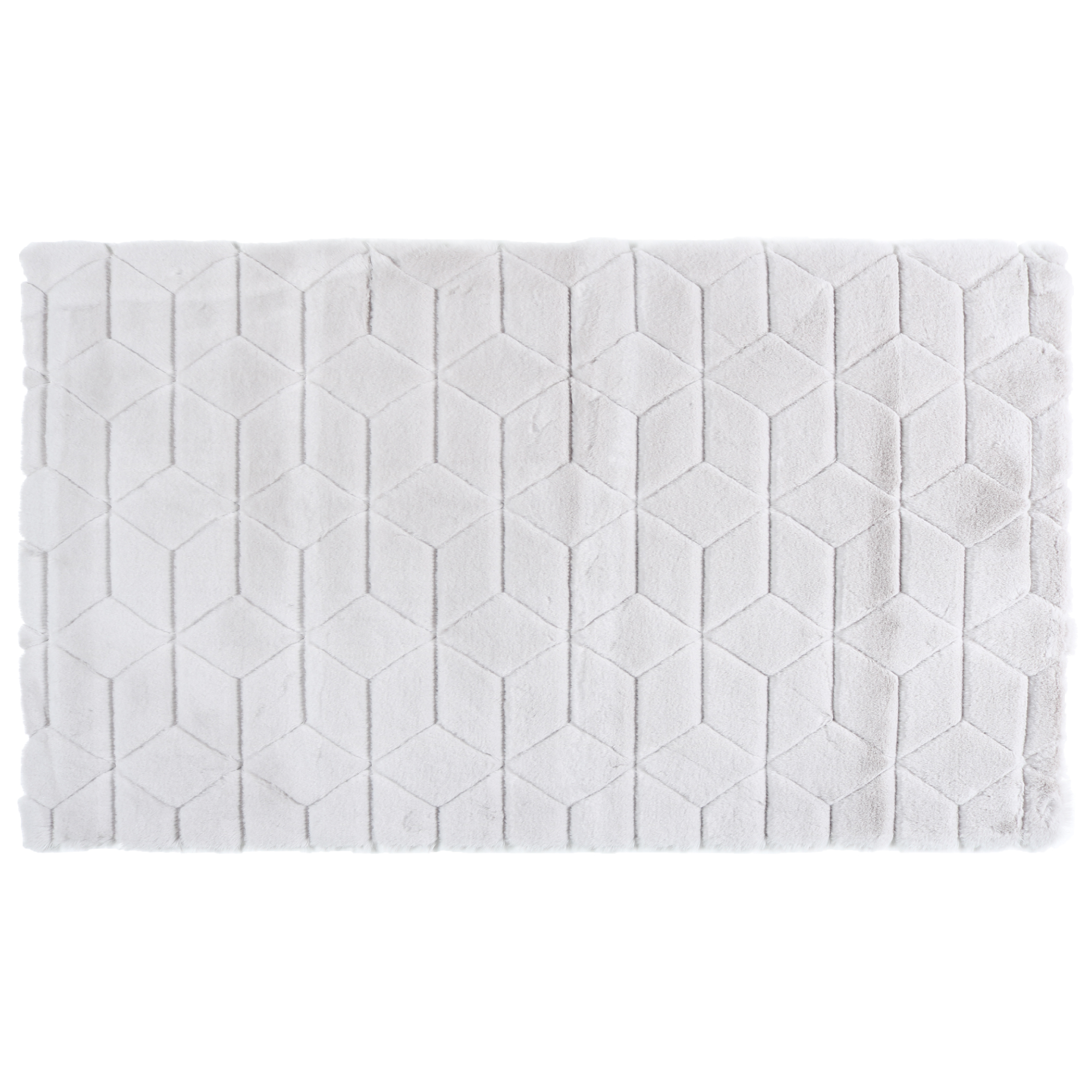 Коврик для ванной 1-ый Fixsen DIAMONT, FX-9050K, серый, 70х120 см