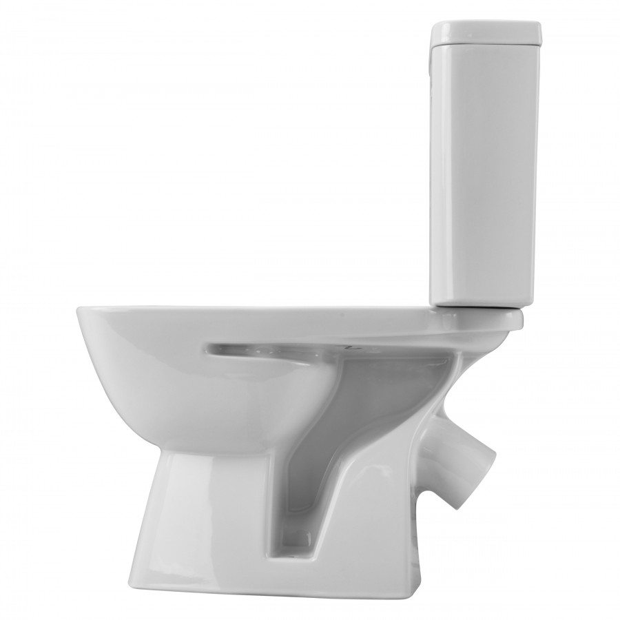 НЕО ЛАЙТ Унитаз-компакт, косой выпуск, 2-х режимная арматура, сиденье тонкое дюропласт Soft-close, C