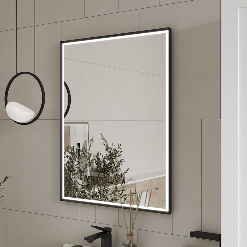 Зеркало EQUIL Lago LED 60 черный