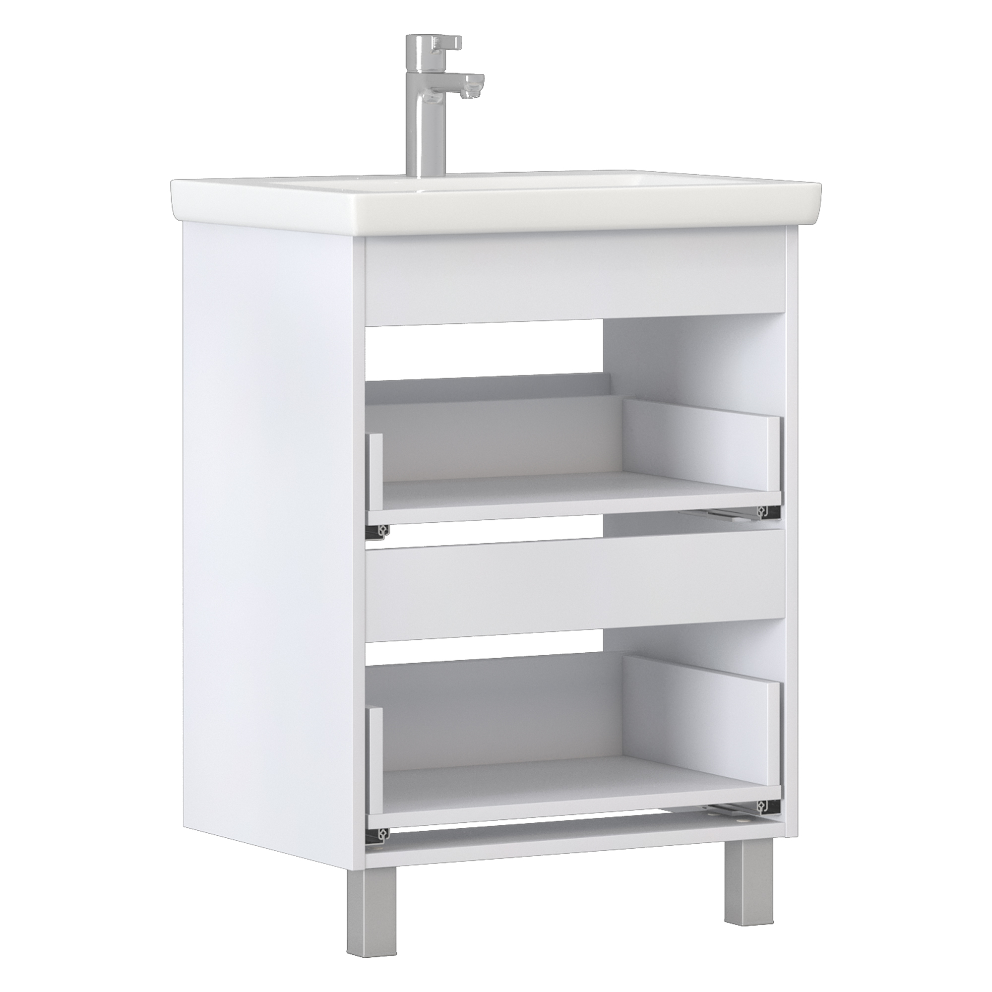 Корпус мебельный VIGO Neo, Glem, Finlay 600-0-2 (Como) напольный белый (265)