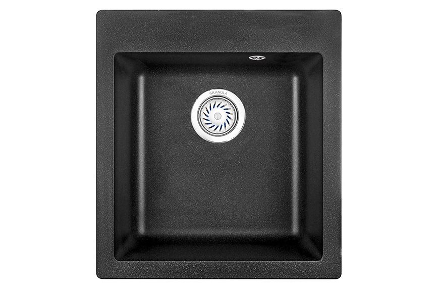 Кухонная мойка GRANULA (4201, ЧЕРНЫЙ)