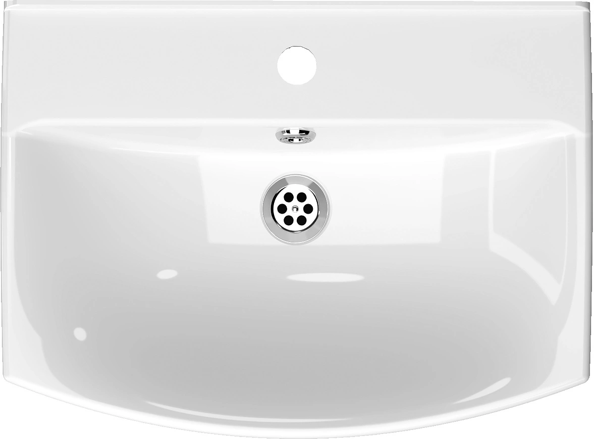 Раковина КЕРАМИН КЛЕРМОНТ 55 белый глянец CDB00028499 (4810531150060)